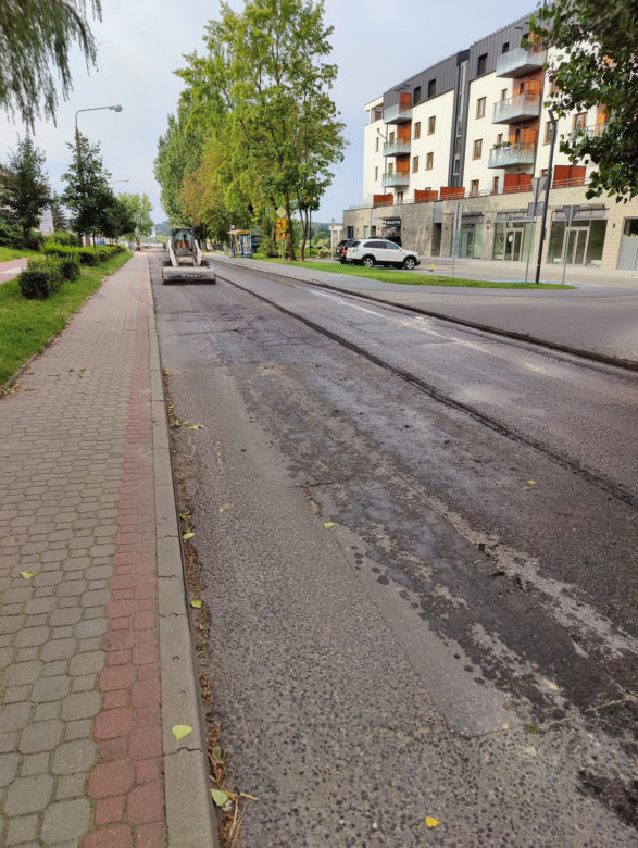 Trwa remont na Plażowej w Siedlcach