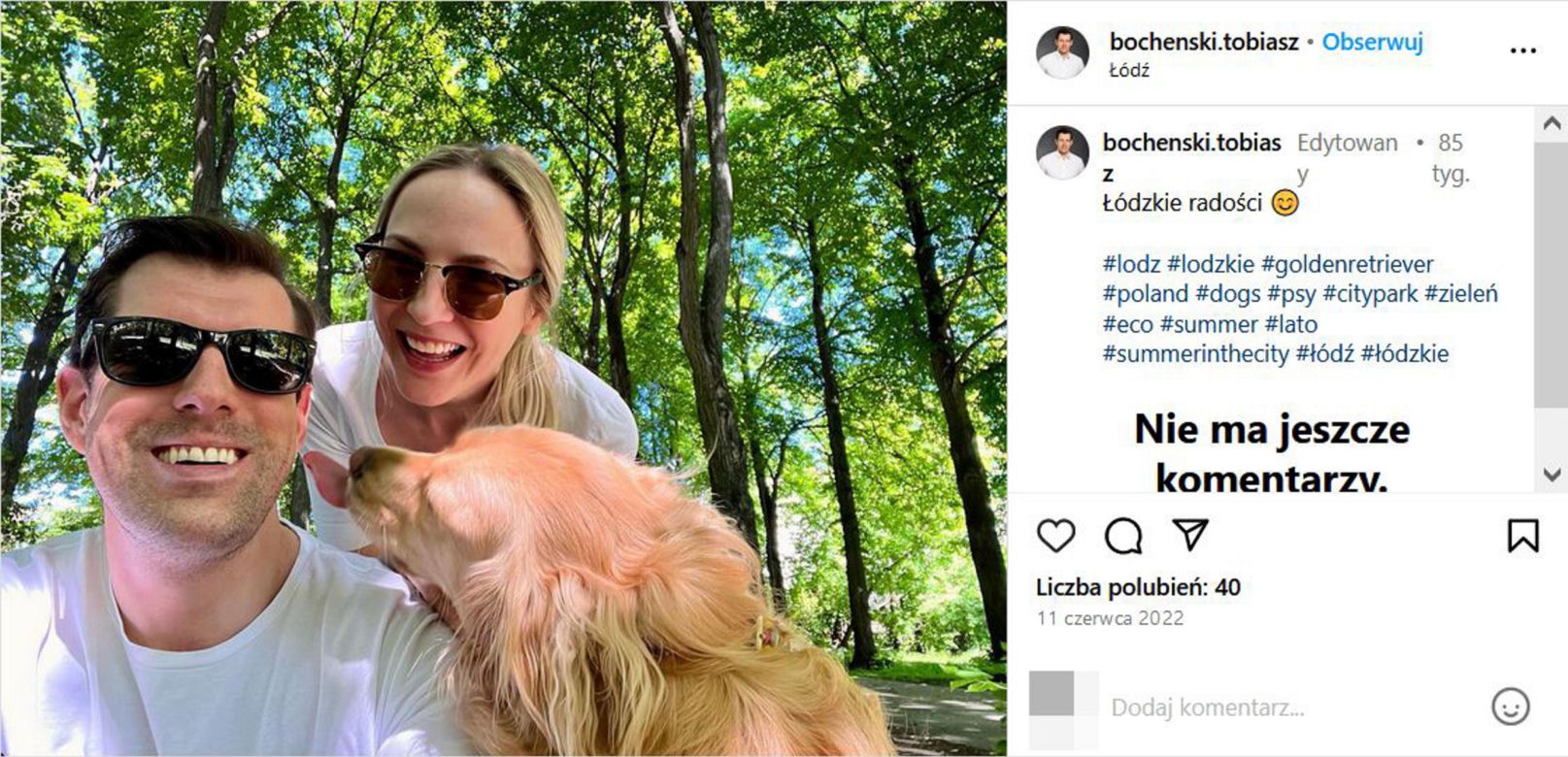 Taki jest Tobiasz Bocheński, lubi wyciskać siódme poty na siłowni 