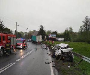 Wypadek między Wieliczką a Niepołomicami, nie żyje jedna osoba