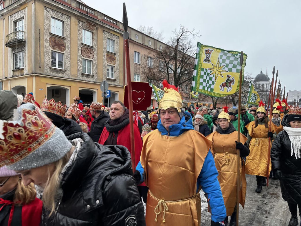 Orszak Trzech Króli 2025 na ulicach Białegostoku