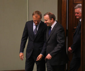 Donald Tusk i Grzegorz Schetyna