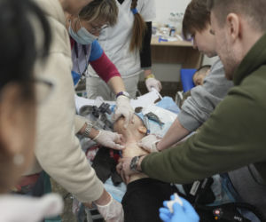 Mariupol, Ukraina. 18-miesięczny Cyryl umarł po rosyjskim ostrzale