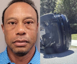 Legendarny golfista Tiger Woods aresztowany po wypadku samochodowym! ZDJĘCIA z wypadku!
