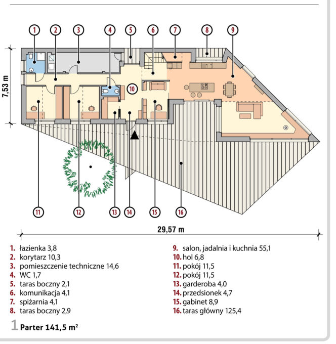 Plan parteru