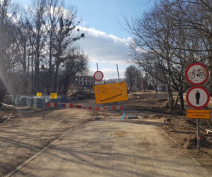 Trwa budowa przejścia pod torami na ul. Jeziornej w Olsztynie