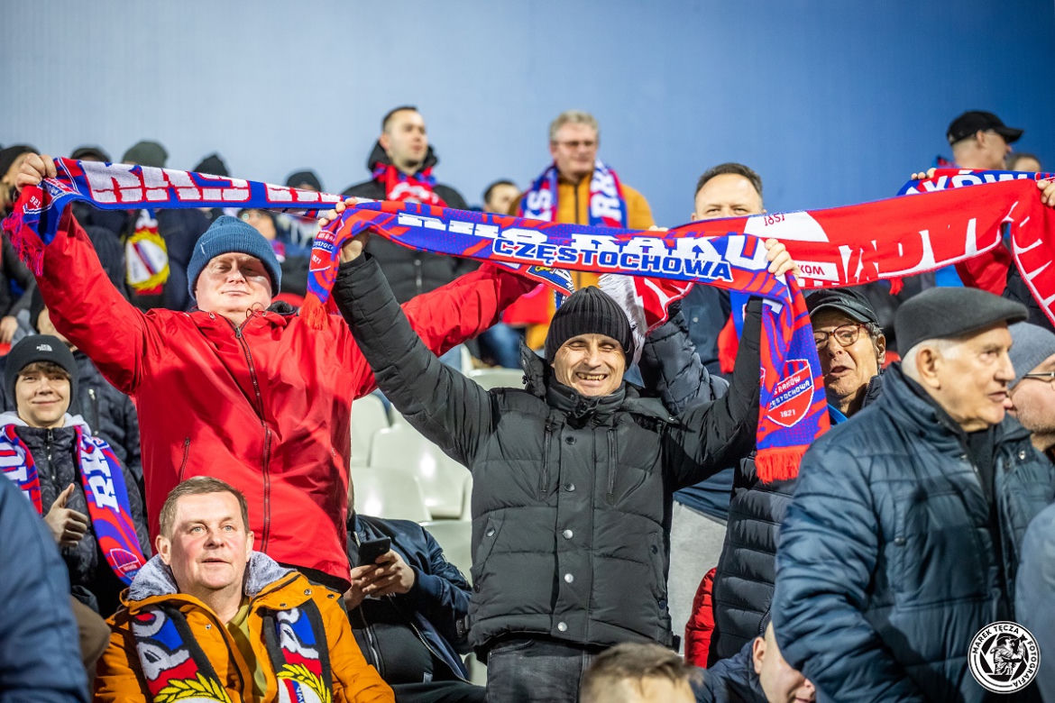 Raków Częstochowa - Śląsk Wrocław: Liderzy nie zawiedli, kibice również ZDJĘCIA