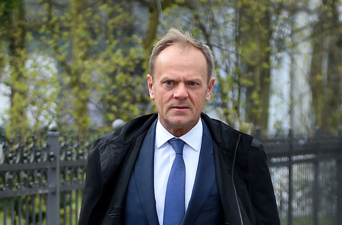 Donald Tusk w 2017 roku