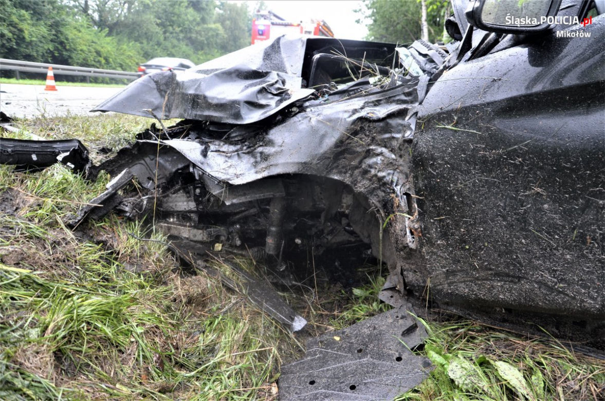 Mieszkaniec Mikołowa rozbił BMW serii 3 Gran Coupe
