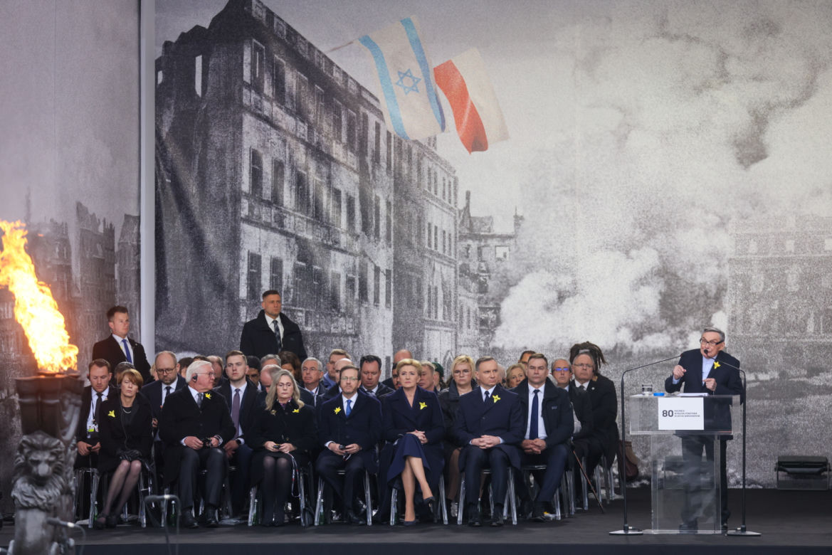 Prezydenci oddali hołd bohaterom getta warszawskiego 