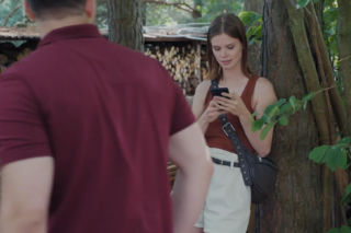 M jak miłość. Majka (Matylda Giegżno), Tomek Kubicki (Chris Cugowski)