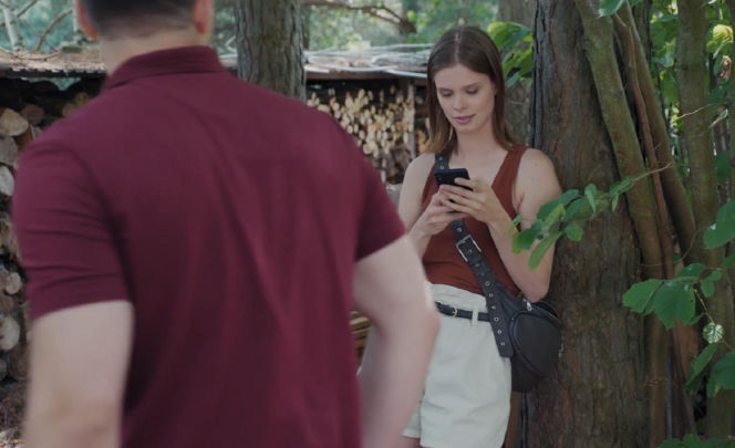 M jak miłość. Majka (Matylda Giegżno), Tomek Kubicki (Chris Cugowski)