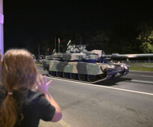 Nocna próba defilady wojskowej w Warszawie 2