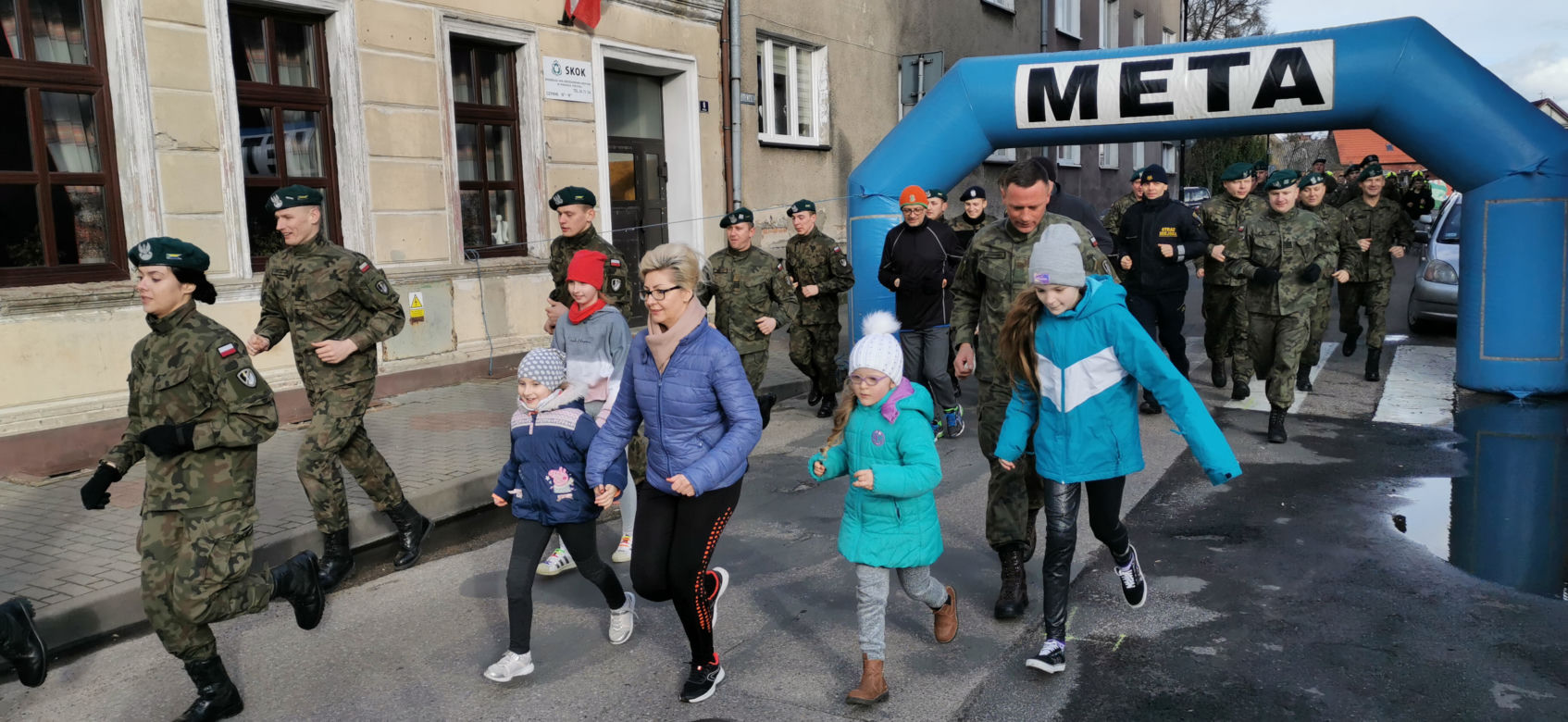 Biegali w Złocieńcu