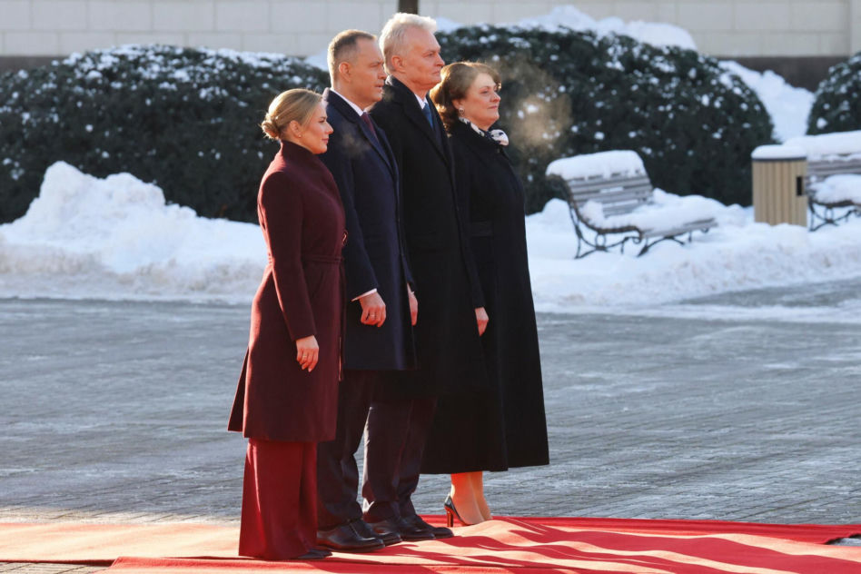 Marta Nawrocka na Litwie