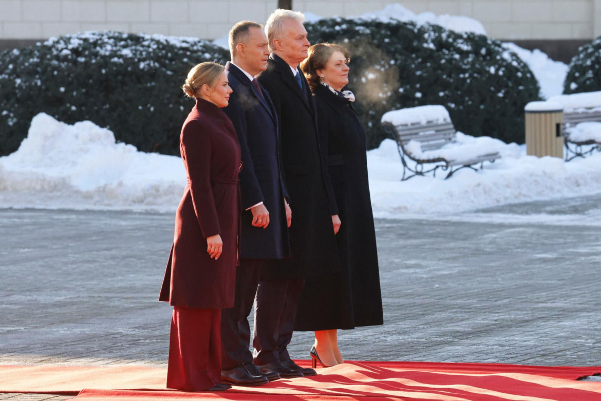 Marta Nawrocka na Litwie