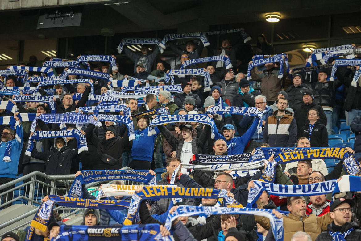 Lech Poznań - Pogoń Szczecin. Zdjęcia kibiców na meczu Fortuna Pucharu Polski