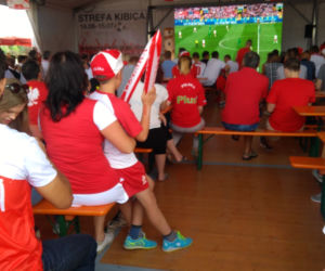 Strefa kibica przy Hotelu Terminal
