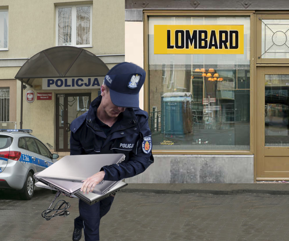 Policjant hazardzista kradł komputery