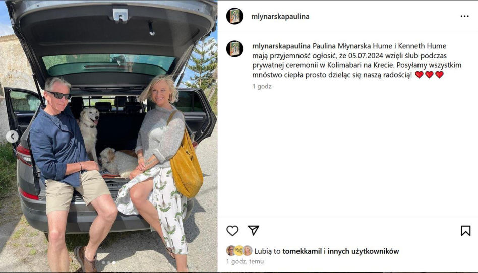 Paulina Młynarska wzięła ślub