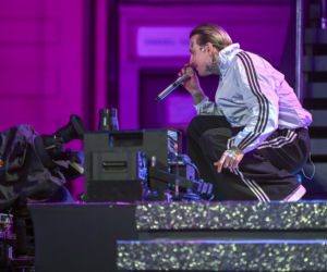 Smolasty i jego była dziewczyna razem na scenie. Fani nie gryźli się w język po ich występie