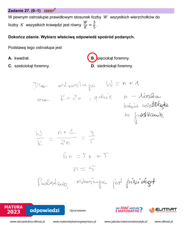 Matura 2023: matematyka. Arkusze CKE i odpowiedzi [Formuła 2023]	