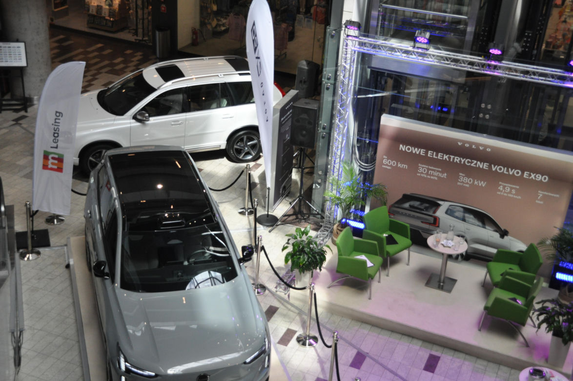 Prezentacja nowego Volvo EX90 w Galerii Korona Kielce