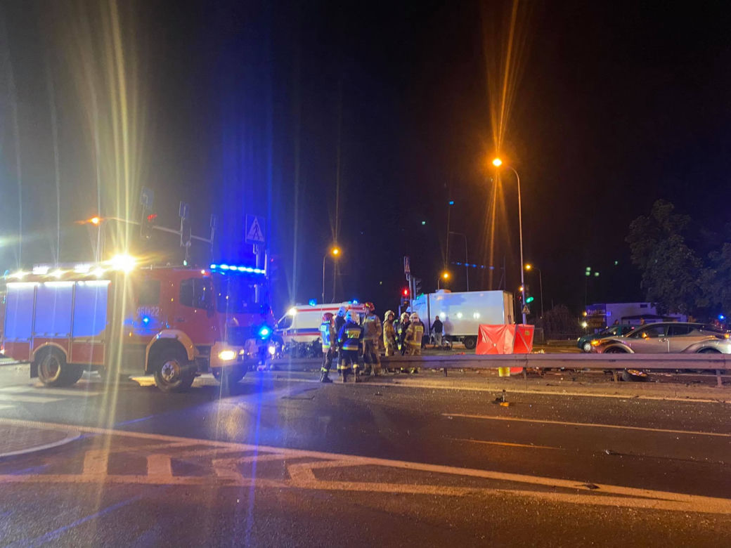 Śmiertelny wypadek w Rzgowie. Trzy osoby nie żyją
