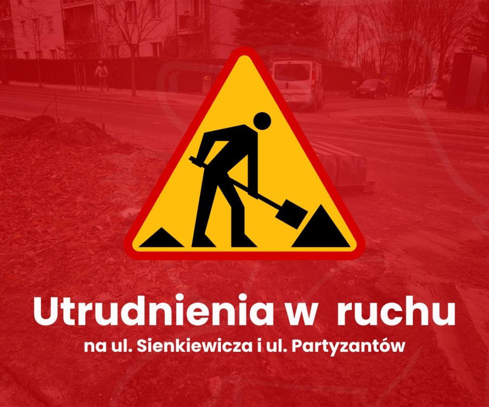 Od 27 marca do 3 kwietnia utrudnienia na ulicy Partyzantów w Łukowie