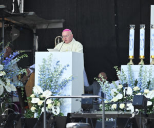 Poświęcenie pomnika Matki Boskiej w Konotopiu