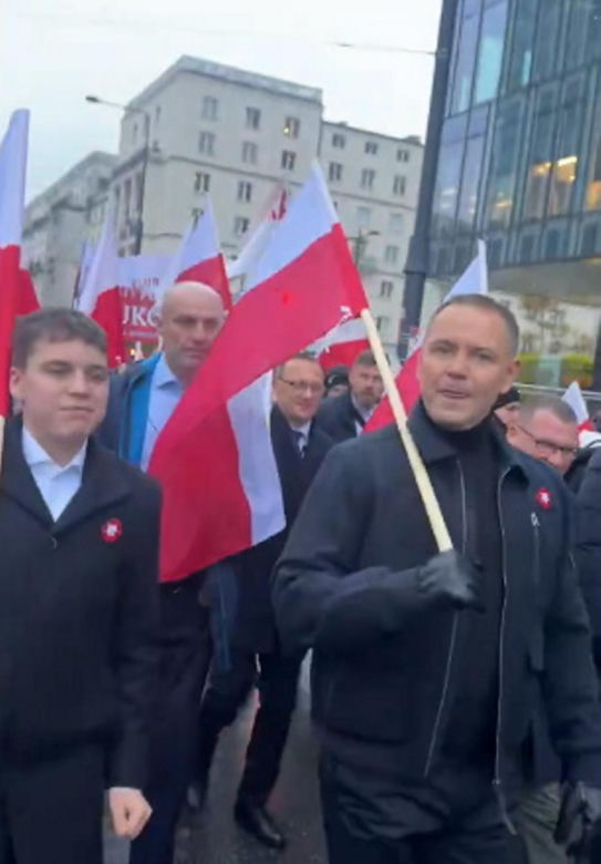 Karol Nawrocki na Marszu 2025