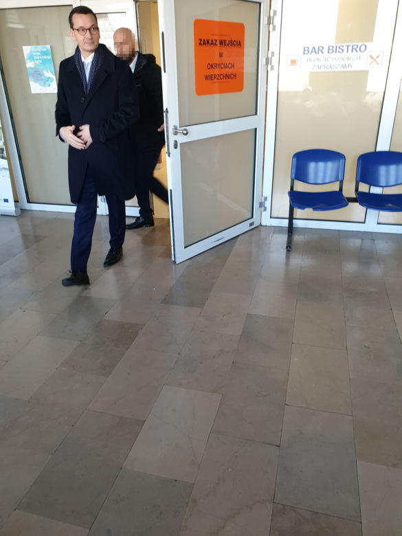 Adam Lipiński w szpitalu