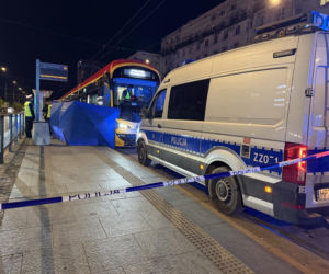 Śmiertelne potrącenie pieszej przez tramwaj na Marszałkowskiej