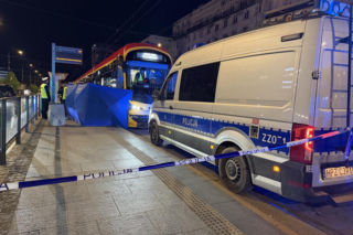 Śmiertelne potrącenie pieszej przez tramwaj na Marszałkowskiej