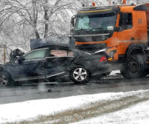 Potworny wypadek na Przyczółkowej