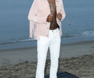 21 Savage na pokazie Saint Laurent