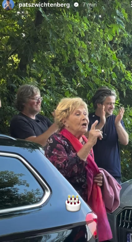 M jak miłość. Teresa Lipowska obchodzi 89. urodziny na planie serialu