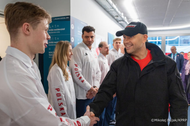 Karol Nawrocki na Zimowych Igrzyskach Olimpijskich