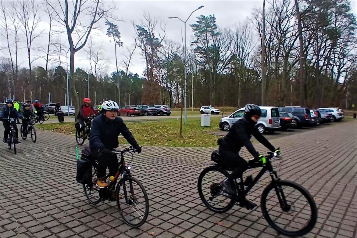 Szczecińscy rowerzyści powitali 2025 rok