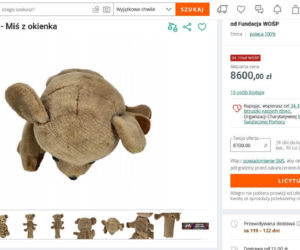 Kultowy miś z dobranocki z PRL-u na licytacji WOŚP. Cena już jest zawrotna