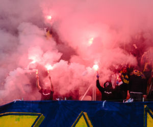 Arka Gdynia - Jagiellonia Białystok: Zdjęcia kibiców i zawodników z meczu 29. kolejki PKO BP Ekstraklasy