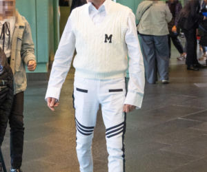Michał Wiśniewski w sądzie. Nie miał czasu, żeby się przebrać