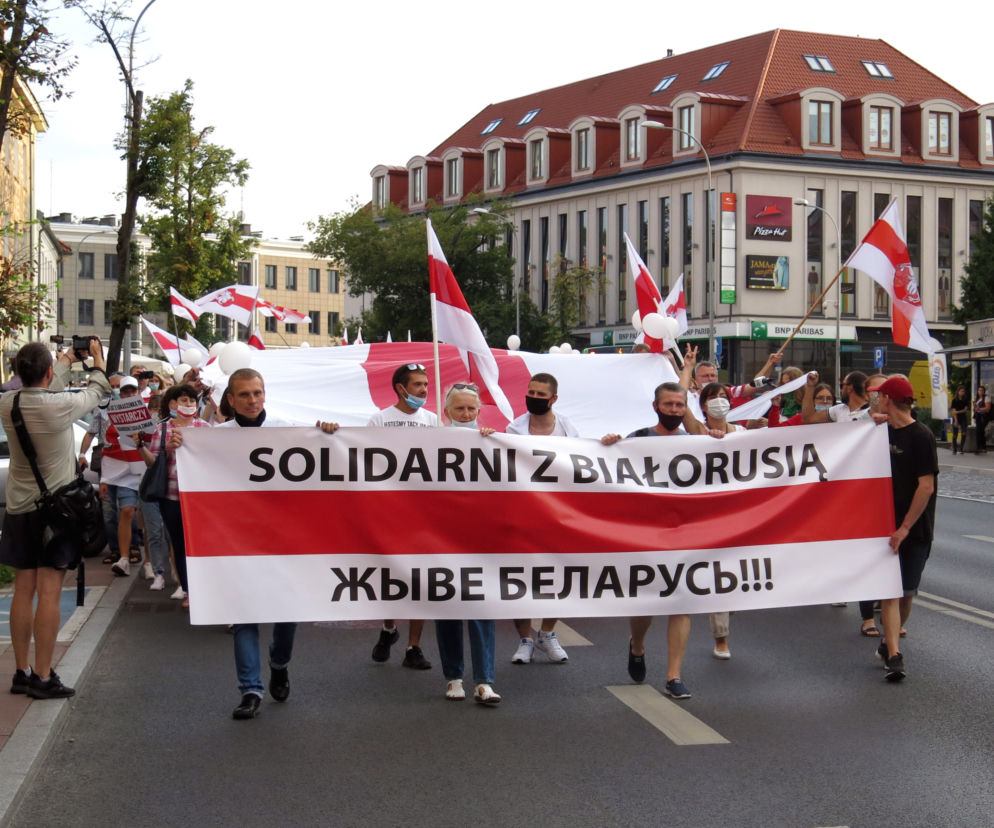 Marsz Solidarni z Białorusią w Białymstoku