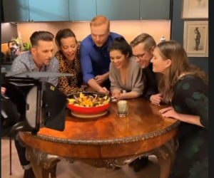 M jak miłość. Magda (Anna Mucha), Andrzej Budzyński (Krystian Wieczorek), Kinga (Katarzyna Cichopek), Piotrek (Marcin Mroczek), Anita (Melania Grzesiewicz), Kamil (Marcin Bosak)