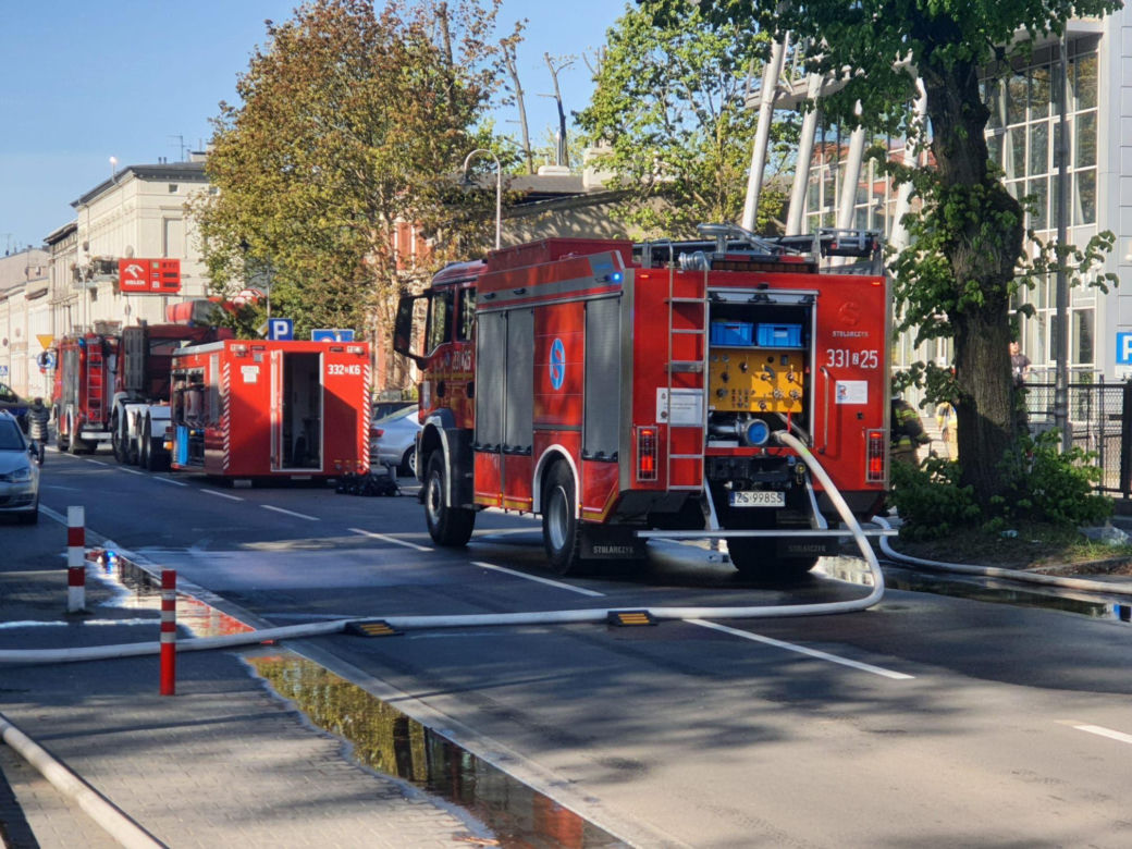 Pożar budynku przedszkola w Koszalinie. 10 osób ewakuowanych