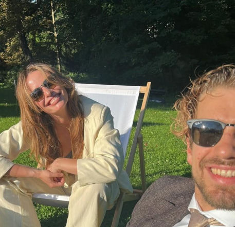 Jakub Popiwczak i jego żona Magda