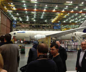 Dreamliner tuż przed startem