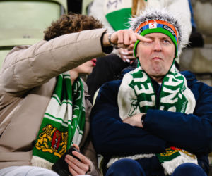 Zdjęcia kibiców z meczu Lechia - Zagłębie