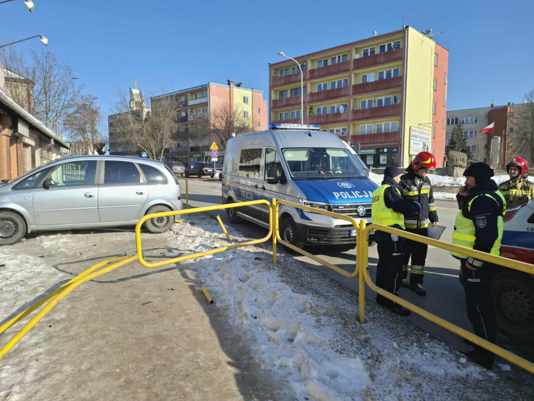 Wypadek na ulicy Radomskiej w Starachowicach