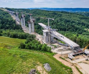 Budowa S19 - Babica Jawornik z najwyższą estakadą w Polsce
