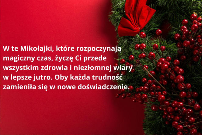 Najpiękniejsze kartki na Mikołajki i życzenia prosto z serca